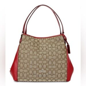 👜 COACH 👜EDIE‎ SHOULDER BAG 31 IN SIGNATURE (COACH F36466)